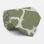 セージグリーンキリンプリント ネクタイ (ロール)