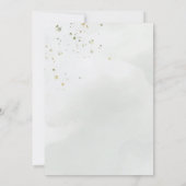 セージグリーングリーナリーホワイトフローラリース結婚ズ 招待状 (裏面)