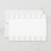 セージグリーンゴルフカートサンキューカード サンキューカード (裏面)