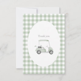 セージグリーンゴルフサンキューカード サンキューカード