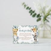 セージグリーンサファリテーマブックリクエスト エンクロージャーカード (スタンド正面)