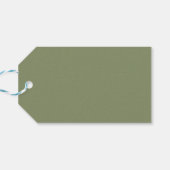 セージグリーンサンキュービジネスシンプル ギフトタグ (裏面横)