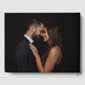 セージグリーンシルバーフォイルゲストブックフォトゲストブック ゲストブック (裏面)