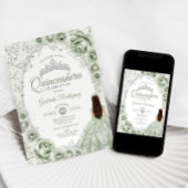 セージグリーンシルバーフローラキンセアニェラ 招待状