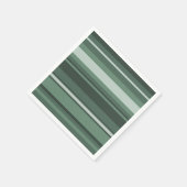 セージグリーンストライプ スタンダードカクテルナプキン (角)