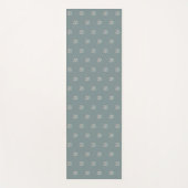 セージグリーンゼンオムパステル名前をカスタムする ヨガマット (正面)