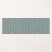 セージグリーンゼンオムパステル名前をカスタムする ヨガマット (正面(横))