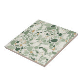 セージグリーンテラゾエフェクト タイル (側面)