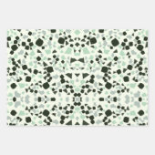 セージグリーンテラゾラッピング紙シート ラッピングペーパーシート (正面3)