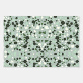 セージグリーンテラゾラッピング紙シート ラッピングペーパーシート (正面2)