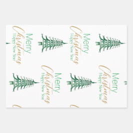 セージグリーンパゴダ ラッピングペーパーシート