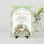 セージグリーンパンプキ離れンの誕生日&スタック 招待状 (スタンド正面)