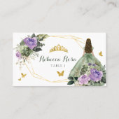 セージグリーンパープルキンセアニラ プレイスカード (裏面)