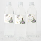 セージグリーンパープルキンセアニラ ペットボトルラベル (ボトル)