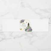 セージグリーンパープルキンセアニラ ペットボトルラベル (シングルラベル)