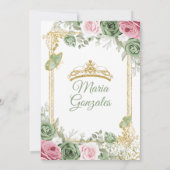 セージグリーンピンクミクリンスアンノスクラウン15 招待状 (裏面)