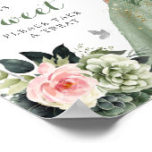 セージグリーンピンク赤面XVアニョス15は甘い ポスター (角)