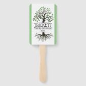 セージグリーンファミリーツリーファミリー懇親会 ハンドファン (裏面)