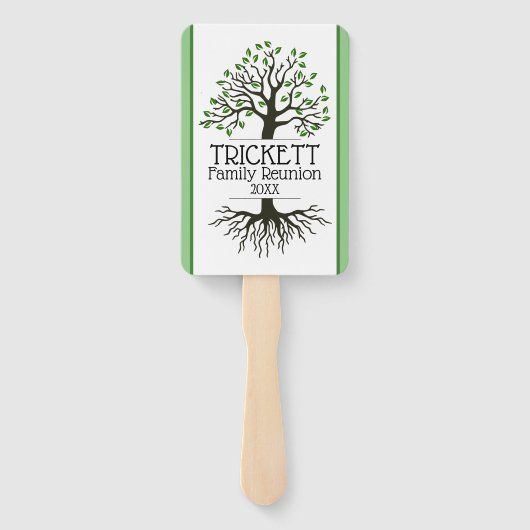 セージグリーンファミリーツリーファミリー懇親会 ハンドファン (裏面)