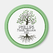 セージグリーンファミリーツリーファミリー懇親会 マグネット (正面)