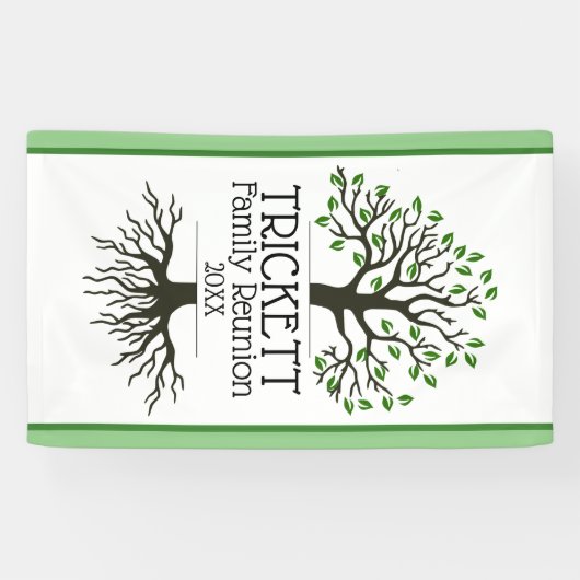 セージグリーンファミリーツリーファミリー懇親会 横断幕 (横)