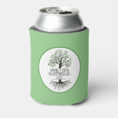 セージグリーンファミリーツリーファミリー懇親会 缶クーラー (缶裏面)
