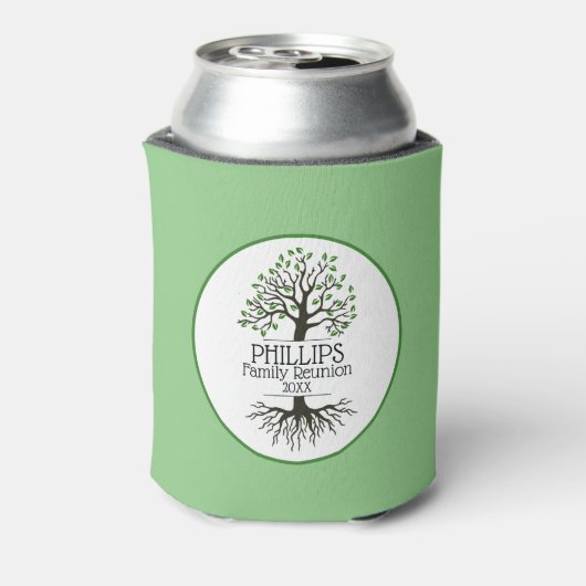 セージグリーンファミリーツリーファミリー懇親会 缶クーラー (缶裏面)
