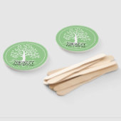 セージグリーンファミリー懇親会ファミリーツリー ハンドファン (組立なし)