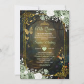 セージグリーンフォレストプリンセスキンセアニラ招待状 招待状 (正面)