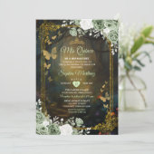 セージグリーンフォレストプリンセスキンセアニラ招待状 招待状 (スタンド正面)