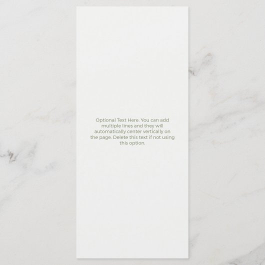 セージグリーンフローラエレガフォーマルントウェディング メニュー (裏面)