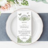 セージグリーンフローラシルバーキンセアニェラ誕生日メニュー プログラム