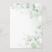 セージグリーンフローラバプテスマ エンクロージャーカード (裏面)