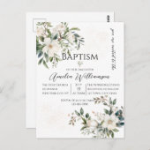 セージグリーンフローラバプテスマ ポストカード (正面/裏面)