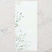 セージグリーンフローラバプテスマ メニュー (裏面)