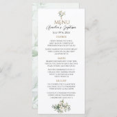 セージグリーンフローラバプテスマ メニュー (正面/裏面)