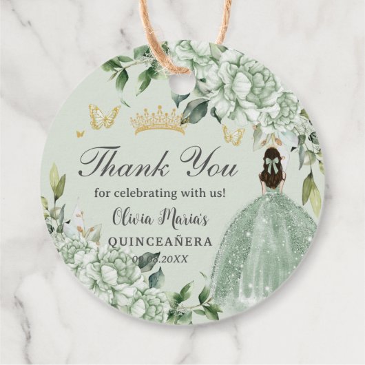 セージグリーンフローラプリンセスキンセアニラ フェイバータグ (裏面)