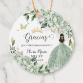 セージグリーンフローラプリンセスキンセアニラ フェイバータグ (正面)