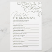 セージグリーンフローラ新郎は何と言った (正面)