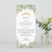 セージグリーンフローラ金ゴールドキンセアニェラ誕生日メニュー プログラム (スタンド正面)