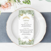 セージグリーンフローラ金ゴールドキンセアニェラ誕生日メニュー プログラム