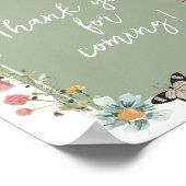 セージグリーンベビー開花サンキュー来ズ ポスター (角)