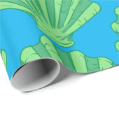 セージグリーンホタテ貝Thunder_Cove ラッピングペーパー (ロールコーナー)