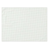 セージグリーンホワイトシックなホームデコールパター市松模様にン テーブルクロス (正面(横))