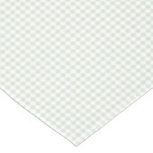 セージグリーンホワイトシックなホームデコールパター市松模様にン テーブルクロス (アングル)