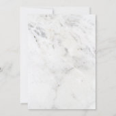 セージグリーンホワイトフローラ結婚式招待状 招待状 (裏面)