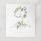 セージグリーンホワイトボタニッ結婚クス プレイスカード (外部開封)
