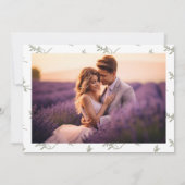 セージグリーンホワイトヴィンテージモノグラムクレスト セーブザデート (裏面)