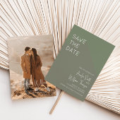 セージグリーンボヘミアンザデイト招待状 招待状