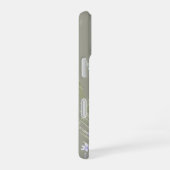 セージグリーンボホウォーターカラーワイルドフラワー iPhone 16ケース (右側面)